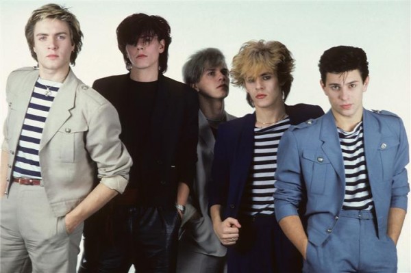 Duran Duran studio striped shirts NEW YORK CITY, 1982